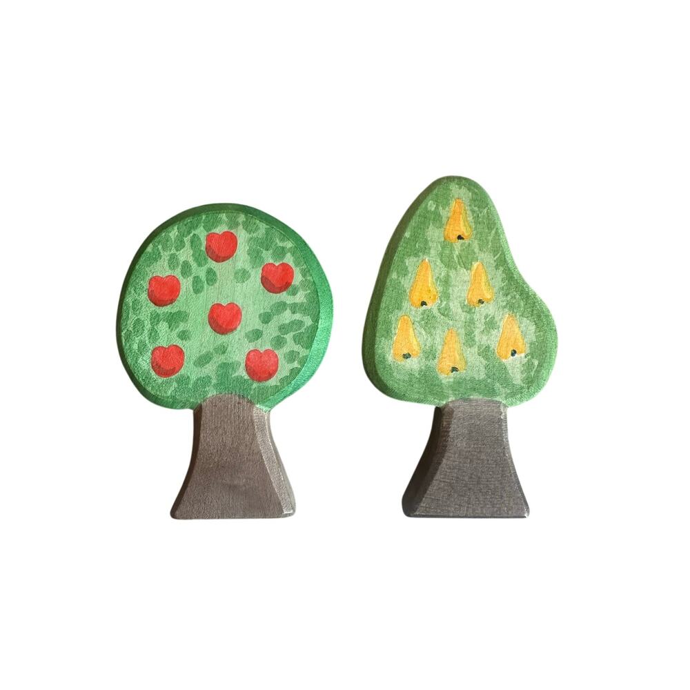 Ostheimer German Wooden Reversible Apple & Pear Trees